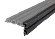 Hoekprofiel houtcomposiet voor triple rhombus profiel 44x90mm zwart