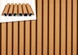 Triple Rhombus profiel houtcomposiet 33x170mm (werkend 140mm) | Cedar (lichtbruin)