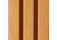 Triple Rhombus profiel houtcomposiet 33x170mm (werkend 140mm) | Cedar (lichtbruin)