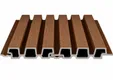 Triple Rhombus profiel houtcomposiet 33x170mm (werkend 140mm) | Ipé (donkerbruin)