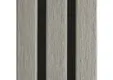 Triple Rhombus profiel houtcomposiet 33x170mm (werkend 140mm) | Lichtgrijs