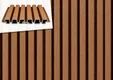 Triple Rhombus profiel houtcomposiet 33x170mm (werkend 140mm) | Teak (warmbruin)
