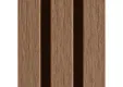Triple Rhombus profiel houtcomposiet 33x170mm (werkend 140mm) | Teak (warmbruin)