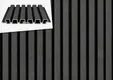 Triple Rhombus profiel houtcomposiet 33x170mm (werkend 140mm) | Zwart 