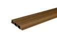 Triple rhombus profiel houtcomposiet 30x160mm (werkend 140mm) Teak