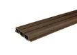 Triple rhombus profiel houtcomposiet 30x160mm (werkend 140mm) Ipé
