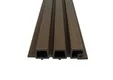 Triple rhombus profiel houtcomposiet 30x160mm (werkend 140mm) Ipé