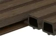 Triple rhombus profiel houtcomposiet 30x160mm (werkend 140mm) Ipé