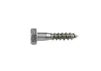 Houtdraadbout RVS 10x50mm