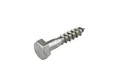 Houtdraadbout RVS 10x50mm