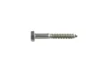 Houtdraadbout RVS 8x40mm