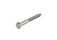 Houtdraadbout RVS 8x40mm