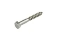 Houtdraadbout RVS 8x60mm
