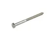 Houtdraadbout RVS 8x80mm