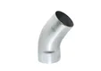 Bocht zink 40° ø80mm t.b.v. HWA-buis ø80mm
