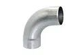 Bocht zink 90° ø80mm t.b.v. HWA-buis ø80mm