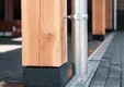 Hemelwaterafvoer buis verzinkt staal 80mm met mof en spie