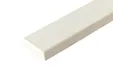 Koplat Grenen (Model B) 16x45mm met schuine kanten wit gegrond per 10 stuks