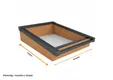 Lichtstraat Daklicht Douglas - 75-150cm breed | Antraciet RAL 7016