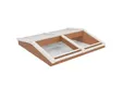 Lichtstraat Zadeldak Douglas met 4 vaks veiligheidsglas - 158,2cm breed | Wit RAL 9010