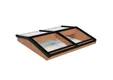 Lichtstraat Zadeldak Douglas met 4 vaks veiligheidsglas - 158,2cm breed | Zwart RAL 9005