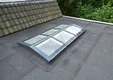 Lichtstraat Zadeldak geïsoleerd (HR++ isolatieglas) - Wit (RAL 9010)