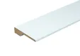 Overzetplint MDF 18x90mm (12x60mm uitsparing) geschaafd vochtwerend wit voorgelakt per 4 stuks