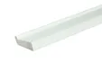 Neuslat Tricoya MDF K45 18x59mm (sponning 45mm) geschaafd wit gegrond per 5 stuks