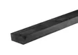Onderregel 32x75mm (28x70mm netto) zwart geïmpregneerd (gedompeld)