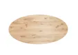 Ovaal tafelblad Rustiek C Eiken 40mm met facetrand