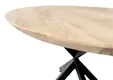 Ovaal tafelblad Rustiek C Eiken 40mm met facetrand