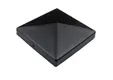 Paalkap piramide 151x151mm zwart
