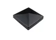 Paalkap piramide 91x91mm zwart