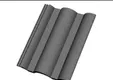 PE Dakraam 380x440mm (dagmaat) Ubbink Neroma 4-pans NER1 zwart