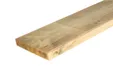 Vlonderplank 28x195mm kleurloos geïmpregneerd (zonder ribbels) 