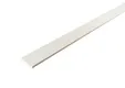 Plint Grenen 12x55mm zichtzijde wit afgelakt per 5 stuks