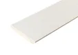 Plint Grenen 12x90mm wit gegrond per 10 stuks