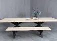 Poot voor bank/bijzettafel model X 420x380mm (Profiel 80x80mm) zwart
