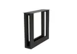 Tafelpoot model Dubbele U metaal 710x800mm (Profiel 40x100mm) zwart