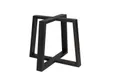 Tafelpoot model Trapezium Mixer metaal 710x900mm (Profiel 40x100mm) zwart