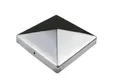 Paalkap piramide 151x151mm RVS