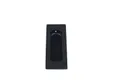 Schuifdeurkom metaal 120x40mm zwart