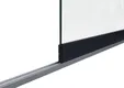 Glazen schuifdeur 1-rail antraciet RAL 7016S