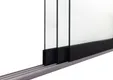 Glazen schuifwand 3-rail antraciet RAL 7016S