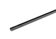 Sierstrip 2500mm voor glazen schuifwand mat zwart 