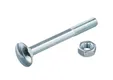 Slotbout met moer verzinkt M10x130mm
