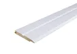Sponningschroot Meranti 12x94mm (werkend 12x83mm) geschaafd wit gegrond per 5 stuks