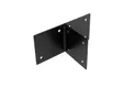 T-Hoek verbinding verzinkt 115x223mm voor palen 120-150mm zwart