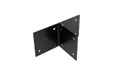T-Hoek verbinding verzinkt 85x173mm voor palen 85-110mm zwart 