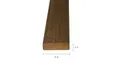 Thermo Fraké lat 20x64mm geschaafd